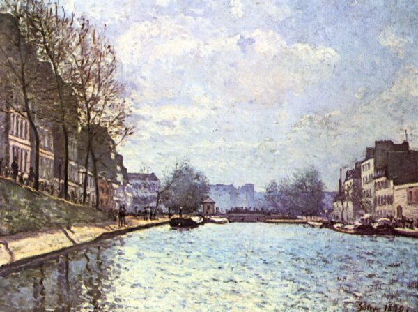 Vista do canal Saint-Martin, Paris – Van Gogh Vincent Van Gogh Master Apollon