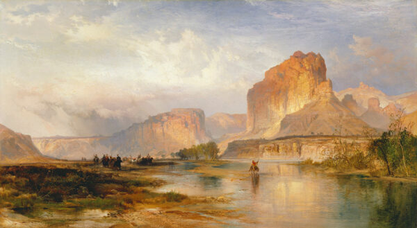 Falésias do Rio Verde, 1874 – Thomas Moran Thomas Moran Master Apollon