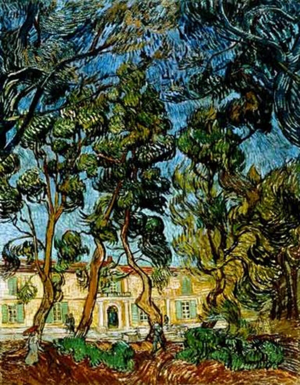 Árvores no jardim do hospital Saint-Paul – Van Gogh Vincent Van Gogh Master Apollon