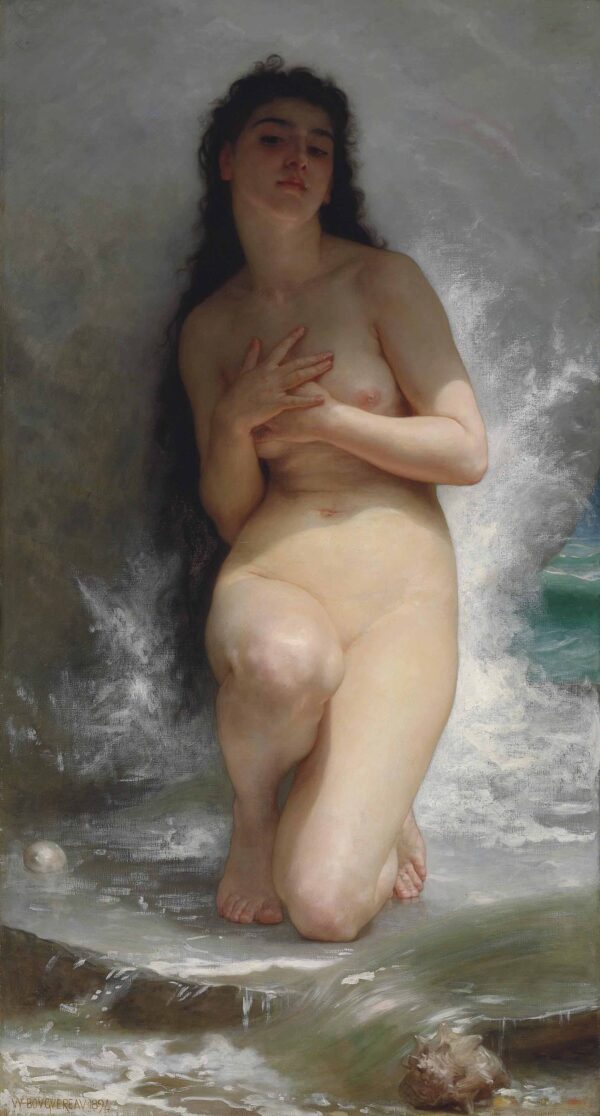 A pérola – William Bouguereau William Bouguereau Master Apollon