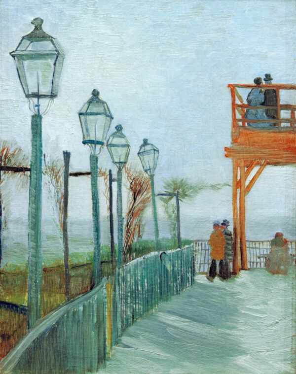 Terraço e Ponto de Observação no Moulin de Blute-Fin, Montmartre – Van Gogh Vincent Van Gogh Master Apollon