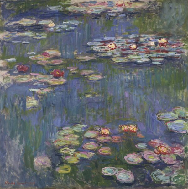 Ninféias, 1916 – Claude Monet “Os Nenúfares” de Claude Monet Master Apollon