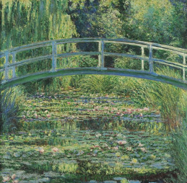 Ninféias e ponte japonesa – Claude Monet “Os Nenúfares” de Claude Monet Master Apollon