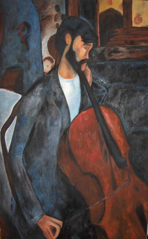 O violoncelista – Amedeo Modigliani Amedeo Modigliani Master Apollon