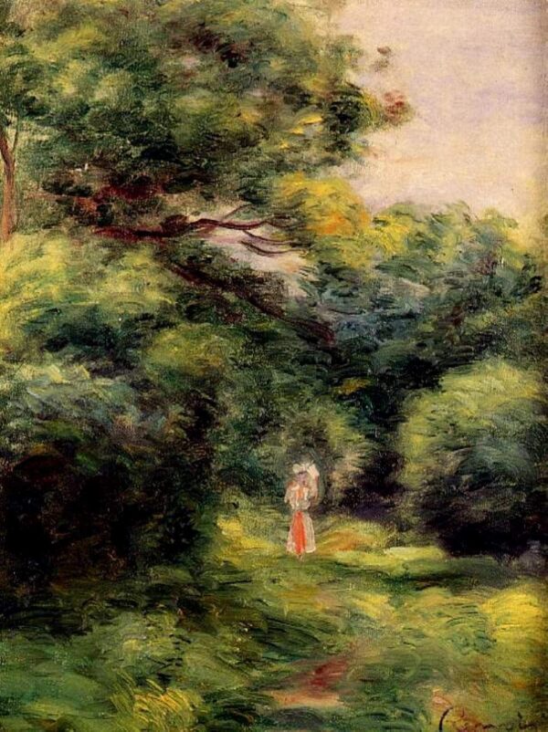 Caminho na Floresta, Mulher com uma Criança nos Braços – Pierre-Auguste Renoir Pierre-Auguste Renoir Master Apollon