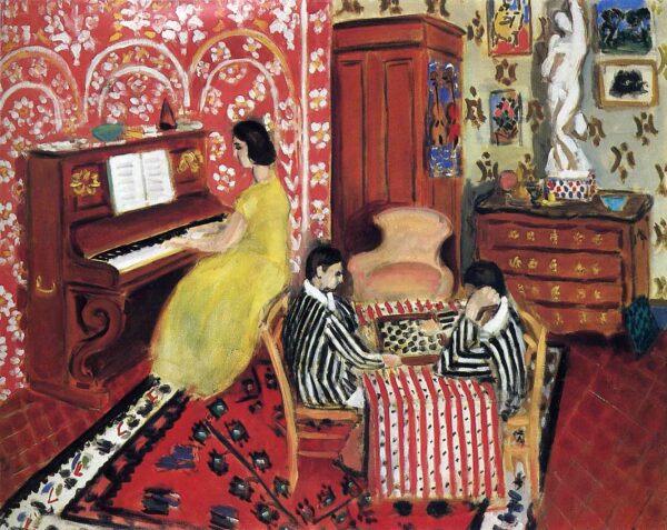 Pianista e jogadores de damas – Matisse Henri Matisse Master Apollon