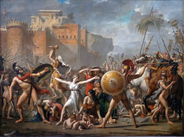 A intervenção das Sabinas – Jacques-Louis David Jacques-Louis David Master Apollon