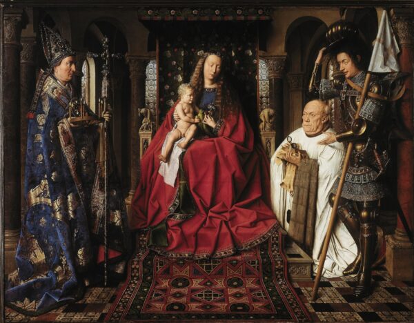 Virgem com o Menino e o Cônego van der Paele – Jan Van Eyck Jan Van Eyck Master Apollon