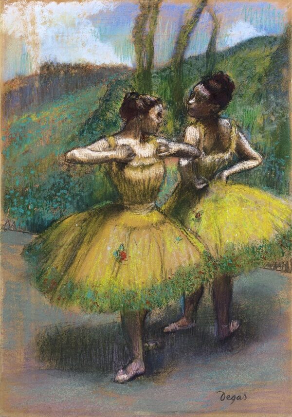 Dançarinas saias amarelas (Duas dançarinas em amarelo) – Edgar Degas Edgar Degas Master Apollon