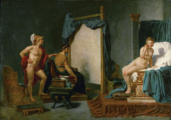 Apelles pintando Campaspe na presença de Alexandre, o Grande – Jacques-Louis David Jacques-Louis David Master Apollon