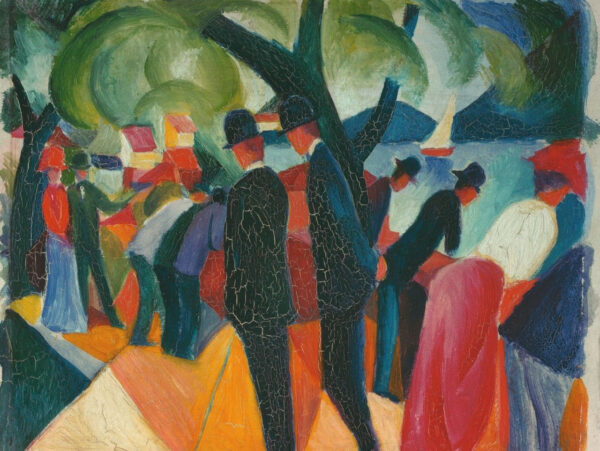 Marche sobre a ponte – August Macke August Macke Master Apollon