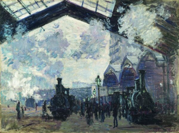 A Estação Saint-Lazare de Claude Monet Claude Monet Master Apollon