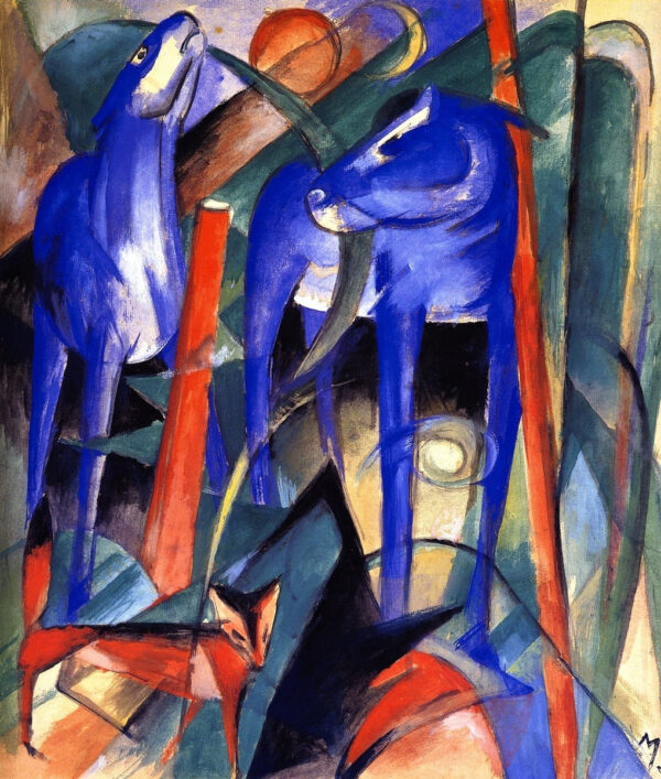 Três animais fabulosos – Franz Marc Franz Marc Master Apollon