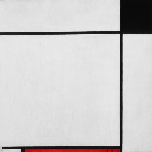 Composição com preto, vermelho e cinza – Mondrian Piet Mondrian Master Apollon