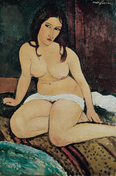 Nu sentado (1917) – Amedeo Modigliani Amedeo Modigliani Master Apollon