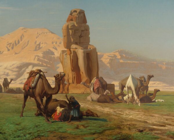 O Colosso de Memnon – Jean-Léon Gérôme Jean-Léon Gérôme Master Apollon