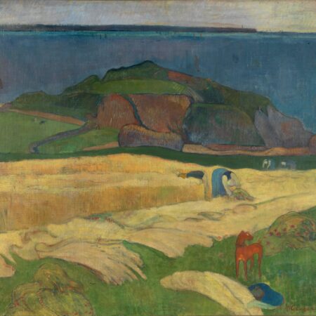 Colheita (Le Pouldu) – Paul Gauguin Paul Gauguin Master Apollon