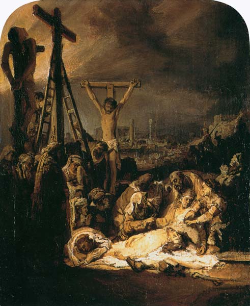 Mise en croix II – Rembrandt van Rijn Rembrandt van Rijn Master Apollon