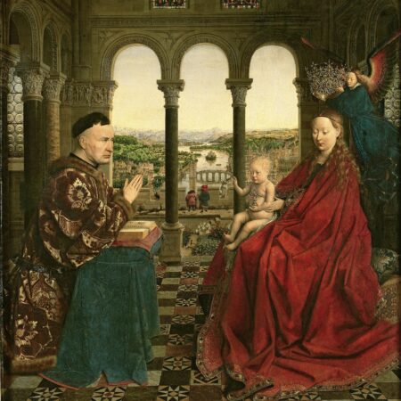 A Virgem com o Chanceler Rolin – Jan Van Eyck Jan Van Eyck Master Apollon