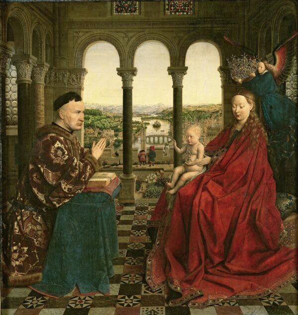 A Virgem com o Chanceler Rolin – Jan Van Eyck Jan Van Eyck Master Apollon