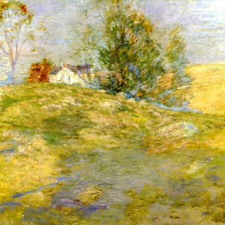 A casa do artista no outono em Greenwich, 1895 – John Henry Twachtman John Henry Twachtman Master Apollon