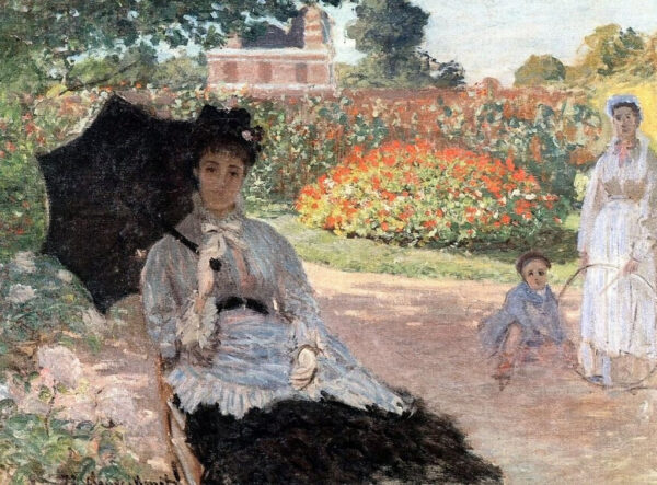 Camille no jardim com Jean – Claude Monet Claude Monet Master Apollon