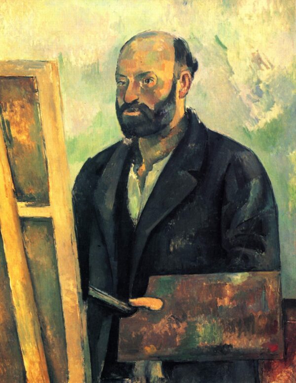 Auto-retrato com a paleta – Paul Cézanne Paul Cézanne Master Apollon