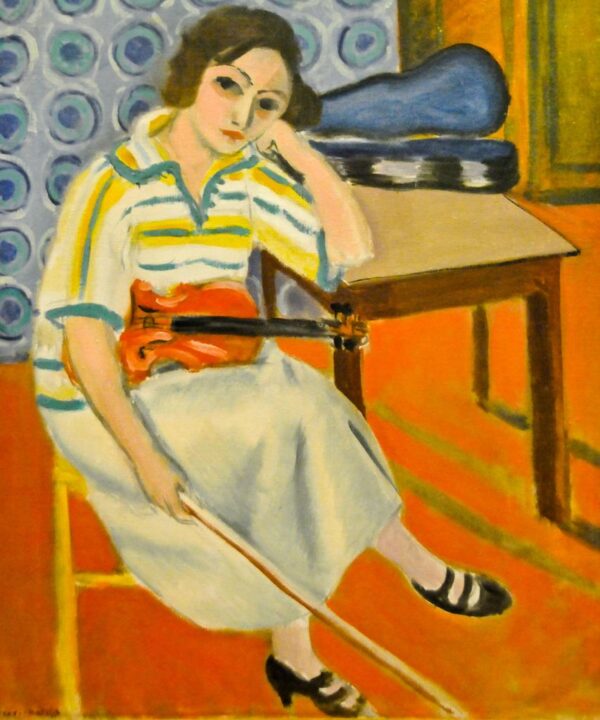 Mulher com um violino 1921 – Matisse Henri Matisse Master Apollon