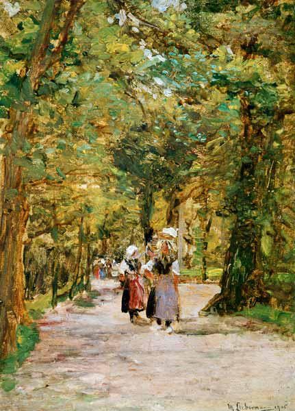 Lavadeiras na floresta – Max Liebermann Max Liebermann Master Apollon