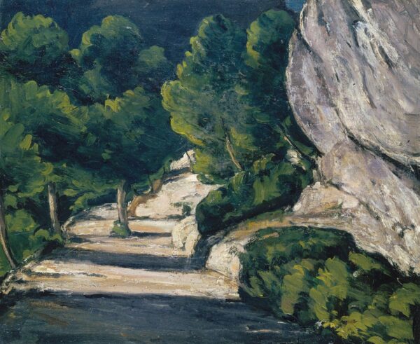 Paisagem. Estrada com árvores nas Montanhas Rochosas – Paul Cézanne Paul Cézanne Master Apollon