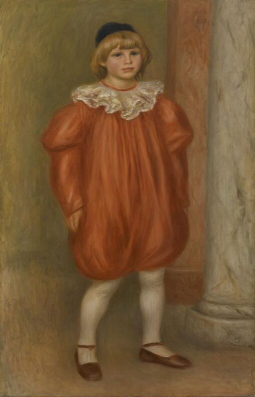 Claude Renoir em um traje de palhaço – Pierre-Auguste Renoir Pierre-Auguste Renoir Master Apollon 2