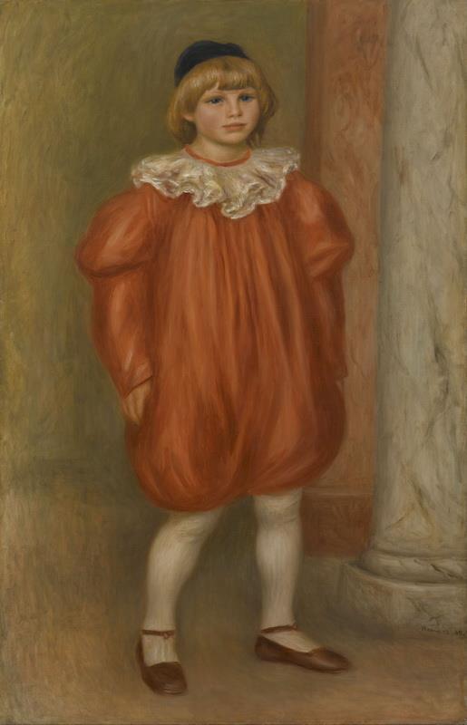 Claude Renoir em um traje de palhaço – Pierre-Auguste Renoir Pierre-Auguste Renoir Master Apollon