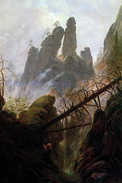 Ravina na Montanha Elbsandsteing – Caspar David Friedrich Caspar David Friedrich Master Apollon