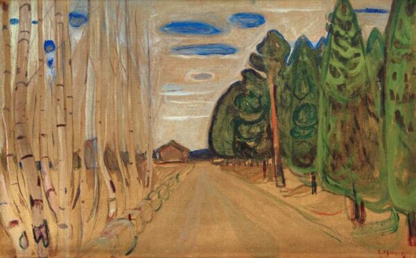 Paisagem com uma Estrada – Edvard Munch Edvard Munch Master Apollon