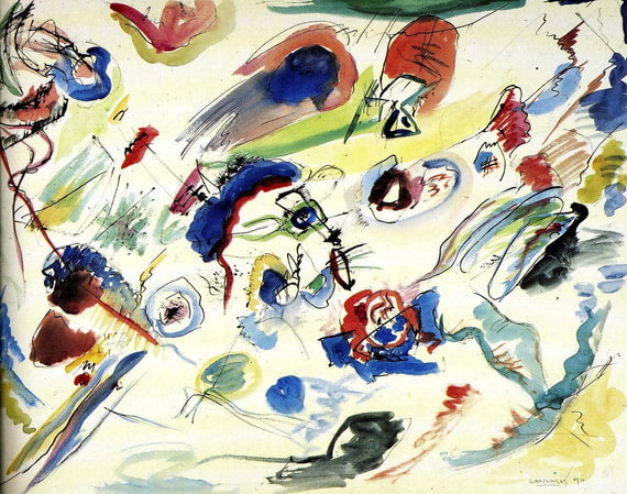 Aquarela abstrata – Vassily Kandinsky Wassily Kandinsky Master Apollon