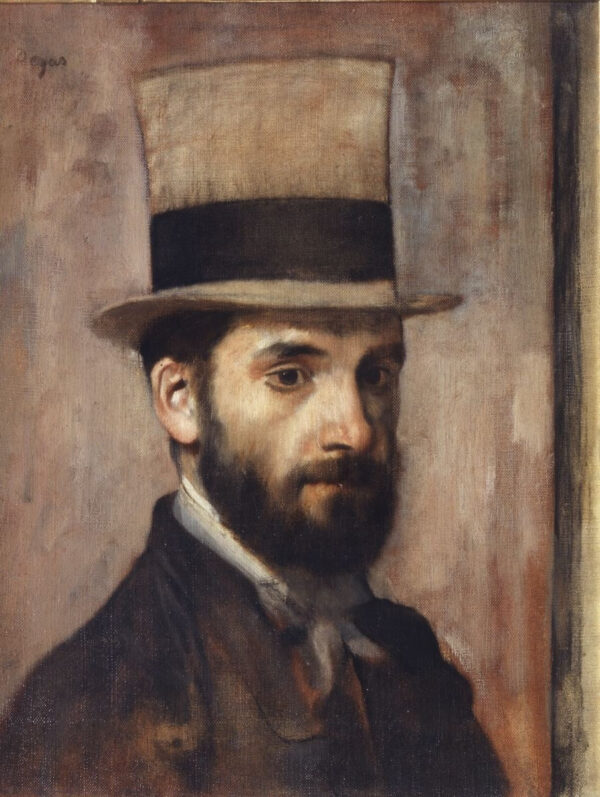 Retrato do pintor Leon Bonnat – Edgar Degas Edgar Degas Master Apollon