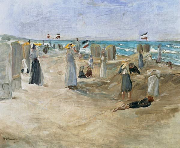 A praia de Noordwijk – Max Liebermann Max Liebermann Master Apollon