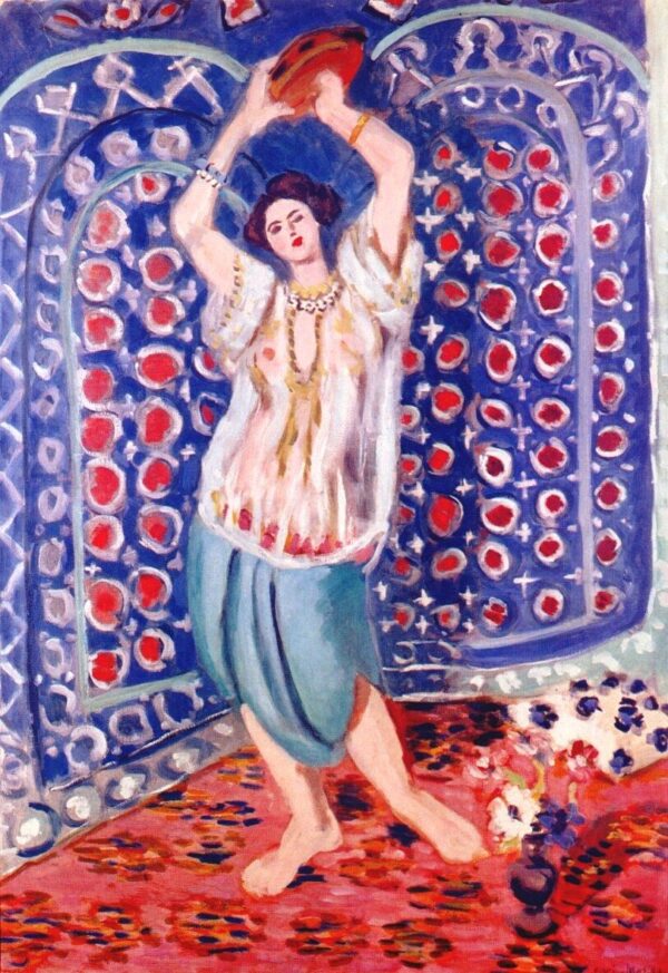 Odalisca com tamborim Harmonia em azul – Matisse Henri Matisse Master Apollon