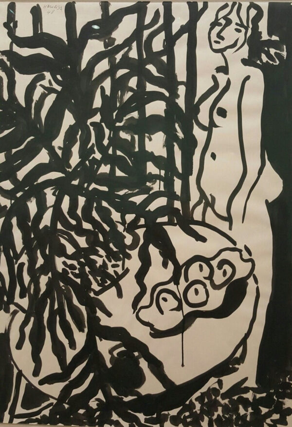 Composição com um nu em pé e uma samambaia negra – Matisse Henri Matisse Master Apollon