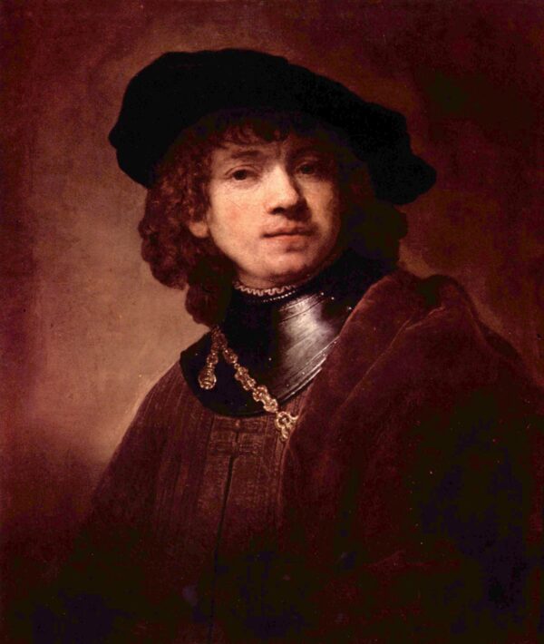 Auto-retrato como adolescente – Rembrandt van Rijn Rembrandt van Rijn Master Apollon