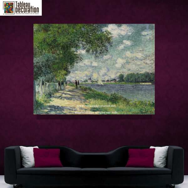 A Sena em Argenteuil – Pintura de Monet Claude Monet Master Apollon 5