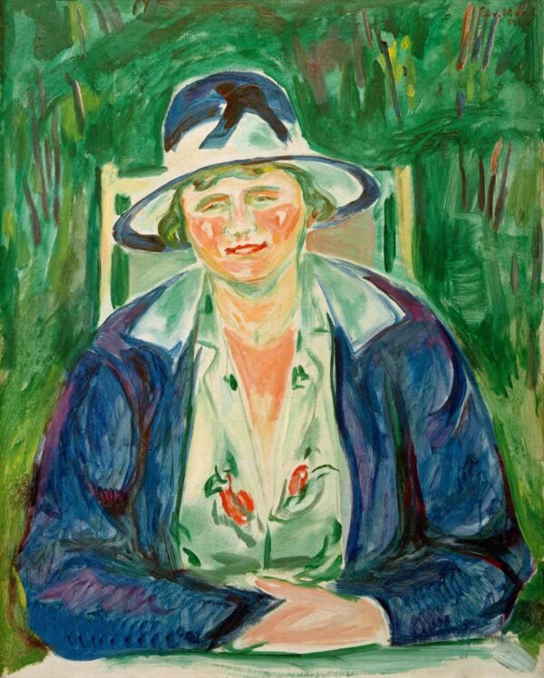 Retrato de Mme Hoffmann – Edvard Munch Edvard Munch Master Apollon