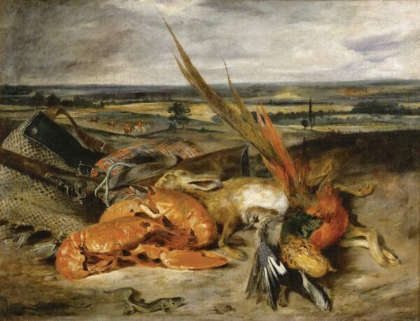 Natureza morta com lagostas – Eugène Delacroix Eugène Delacroix Master Apollon