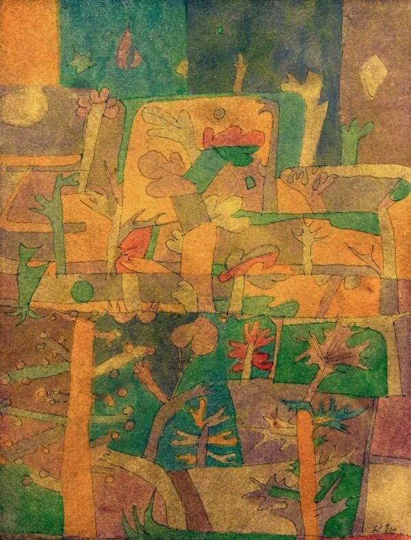 Paisagem de Jardim Oriental, 1924 – Paul Klee Paul Klee Master Apollon