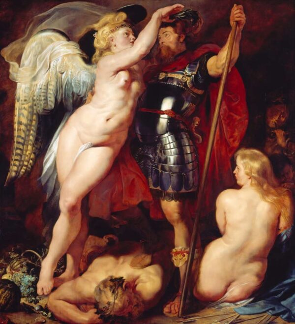 O coroamento do herói da virtude – Peter Paul Rubens Peter Paul Rubens Master Apollon