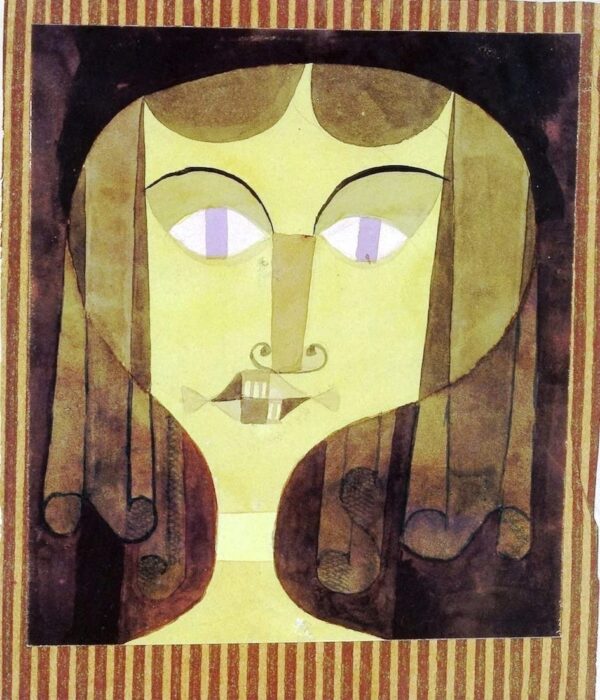 Retrato de uma mulher com olhos violetas – Paul Klee Paul Klee Master Apollon