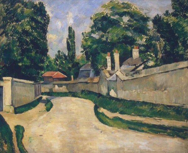 Casas ao longo de uma estrada – Paul Cézanne Paul Cézanne Master Apollon