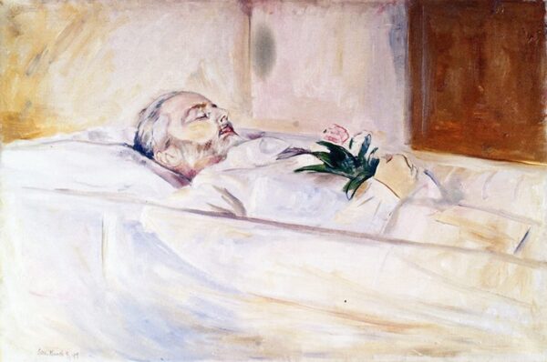 John Hazeland em seu leito de morte – Edvard Munch Edvard Munch Master Apollon