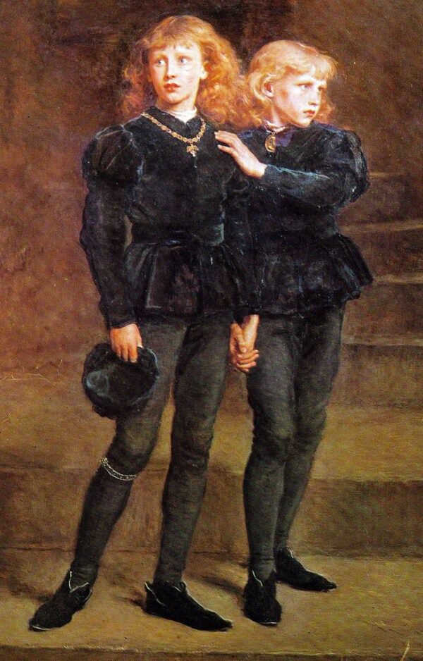 Os dois príncipes Édouard e Richard na torre – John Everett Millais John Everett Millais Master Apollon