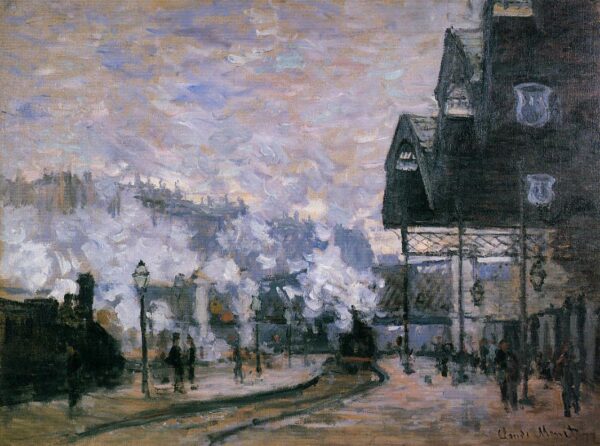 A Estação Saint-Lazare, vista exterior – Claude Monet Claude Monet Master Apollon